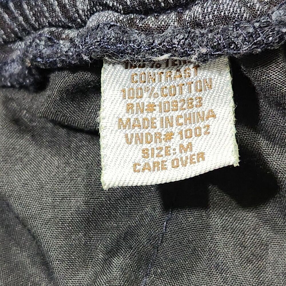 Vintage Havana Elastic Waist Joggers Pants Size Medium Black - Picture 12 of 13